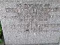 William Flockhart memorial, East face - inscription is in memory of William Flockhart (son) 1924, Jane Edith Flockhart (daughter) 1930