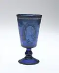 Wine Goblet, mid-19th century. Qajar dynasty. Brooklyn Museum.