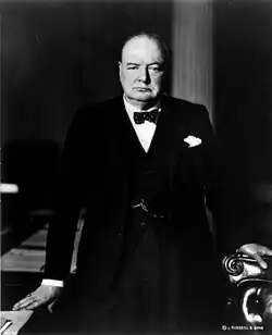Conservative prime minister Winston Churchill, 1941