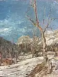 Winter landscape near Berchtesgaden (1953)