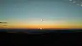 Winterline Sunset view from Serkawn, Lunglei, Mizoram.