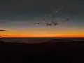 Winterline as visible from Mizoram