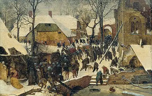 Pieter Breughel the Elder, Adoration of the Magi in the Snow, 1563