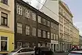 Umbau und Neufassadierung Wohn- und Geschäftshaus "Zum schwarzen Mohr" (Sitz der Firma Adolf Lichtblau Raucherrequisiten), Wien 7, Hermanngasse 17