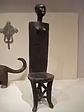 High-backed stool, Luguru people