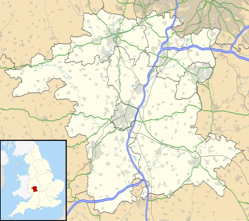 Cropthorne is located in Worcestershire