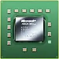 The 90nm XCPU DD3 manufactured at 90&nbsp;nm by Chartered in Singapore 2006