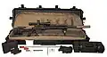 Rifle with case and maintenance kit