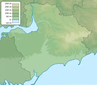Melitopol is located in Zaporizhzhia Oblast