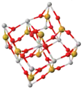 Unit cell of zircon