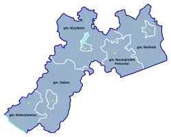 Division into gminas