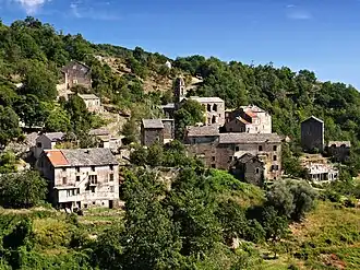 A view of the centre of the village