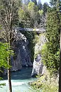 Second bridge over the Entenloch gorge