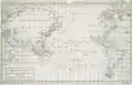 Image 6Map of the Pacific Ocean during European Exploration, circa 1754. (from Pacific Ocean)