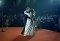 President Jimmy Carter and First Lady Rosalynn Carter dancing at an inaugural ball held on January 20, 1977.