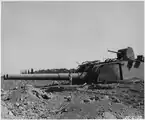 One of prewar French armoured turrets, equipped with Provence's guns.